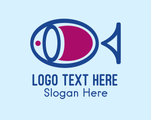 Aquarium - Fish Wine Restaurant logo design