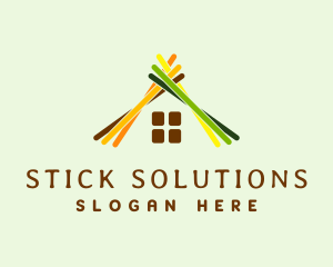 Stick - Organic Stick House logo design