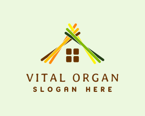 Organic Stick House logo design