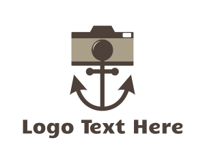 Exploration - Marine Anchor Camera logo design