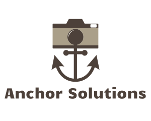 Anchor - Marine Anchor Camera logo design