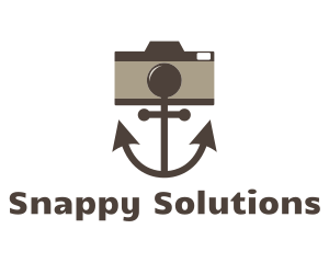 Snappy - Marine Anchor Camera logo design