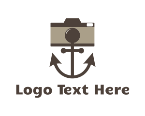 Camera - Marine Anchor Camera logo design