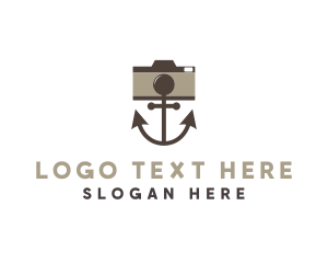 Nautical - Marine Anchor Lens logo design