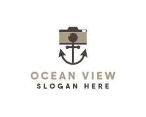 Marine Anchor Lens logo design