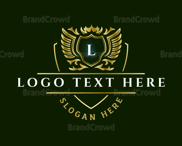 Luxury Elegant Wings Logo