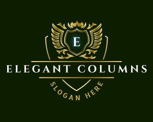 Luxury Elegant Wings logo design