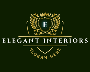 Luxury Elegant Wings logo design