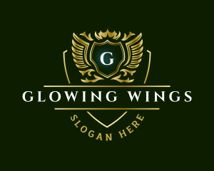 Luxury Elegant Wings logo design