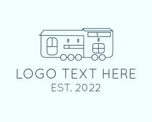 Rv - Tiny House Recreational Vehicle logo design