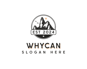 Travel - Hiking Mountain Travel logo design