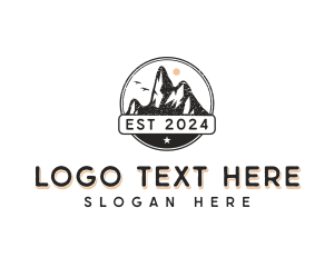 Summit - Hiking Mountain Travel logo design