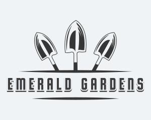 Shovel Spade Landscaping logo design