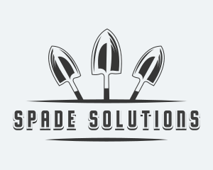 Spade - Shovel Spade Landscaping logo design