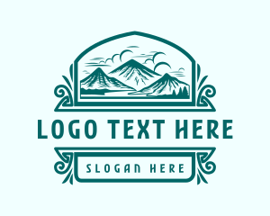 Wilderness - Mountain Wilderness Landscape logo design