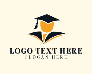 Scholarship - Educational Learning Unversity logo design