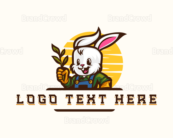 Rabbit Plant Gardening Logo