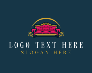 Lounge - Luxury Sofa Lounge logo design