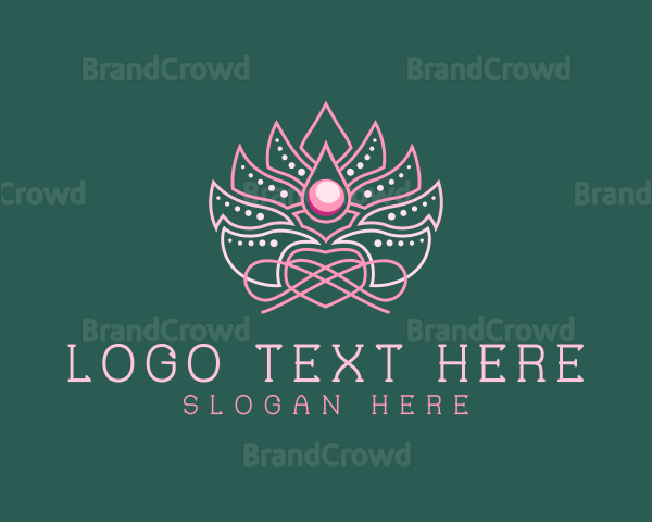 Lotus Flower Wellness Logo