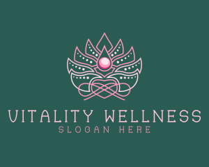 Lotus Flower Wellness  logo design