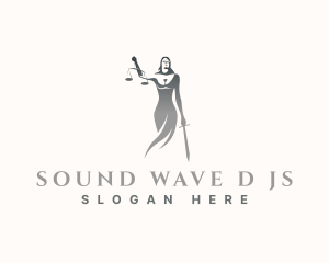 Justice Scales Woman Logo