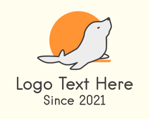 Sunset - Baby Seal Sunset logo design