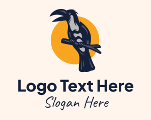 Branch - Tree Branch Hornbill logo design