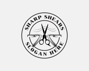 Shears - Shears Razor Barbershop logo design