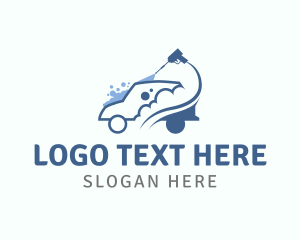 Car - Pressure Hose Cleaning logo design