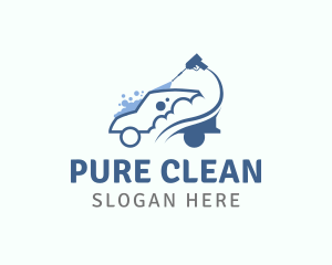 Pressure Hose Cleaning logo design