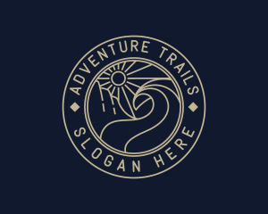 Sun Wave Tourism logo design