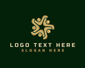 Giving - People Luxury Community logo design