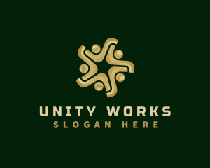 Cooperation - People Luxury Community logo design
