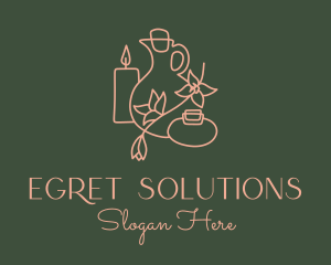 Wellness Spa Aromatherapy logo design