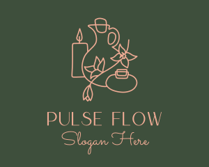 Wellness Spa Aromatherapy logo design