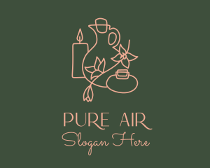 Purifier - Wellness Spa Aromatherapy logo design