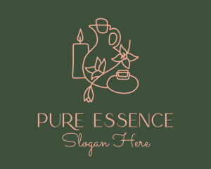 Essence - Wellness Spa Aromatherapy logo design