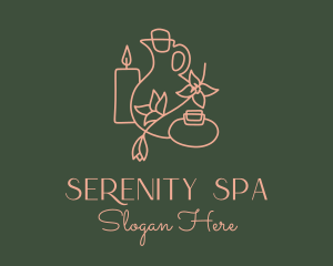 Spa - Wellness Spa Aromatherapy logo design
