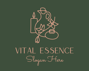 Essence - Wellness Spa Aromatherapy logo design