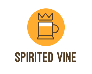 Alcohol - Royal King Beer Mug logo design