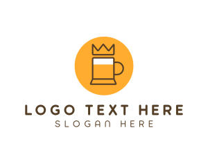 Royal Beer Mug logo design