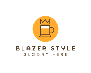 Royal Beer Mug logo design