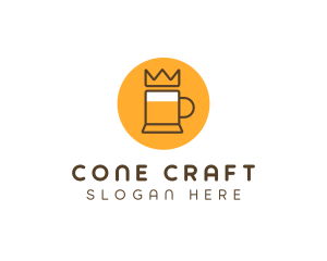 Royal Beer Mug logo design