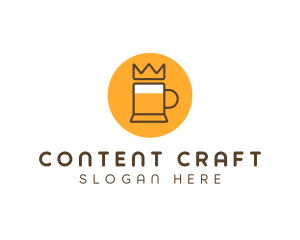 Royal Beer Mug logo design