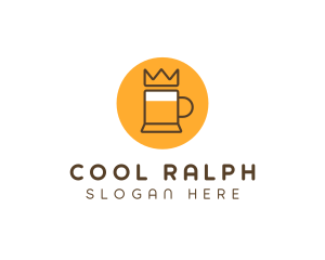 Royal Beer Mug logo design