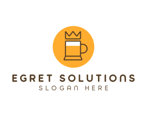 Royal Beer Mug logo design