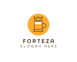 Royal Beer Mug logo design