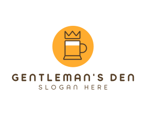 Royal Beer Mug logo design