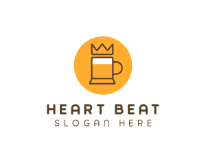 Royal Beer Mug logo design