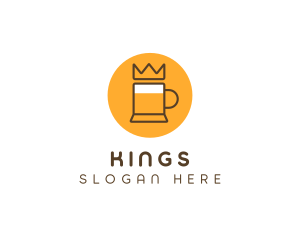 Royal Beer Mug logo design